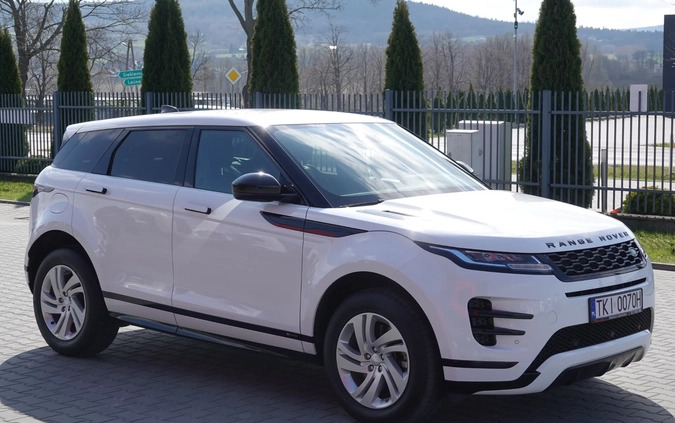 Land Rover Range Rover Evoque cena 137000 przebieg: 31400, rok produkcji 2020 z Szamocin małe 781